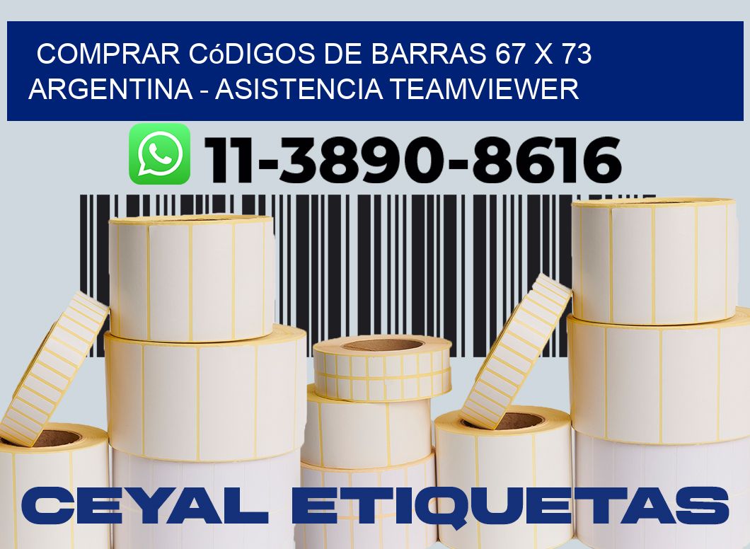 Comprar códigos de barras 67 x 73 argentina - asistencia teamviewer