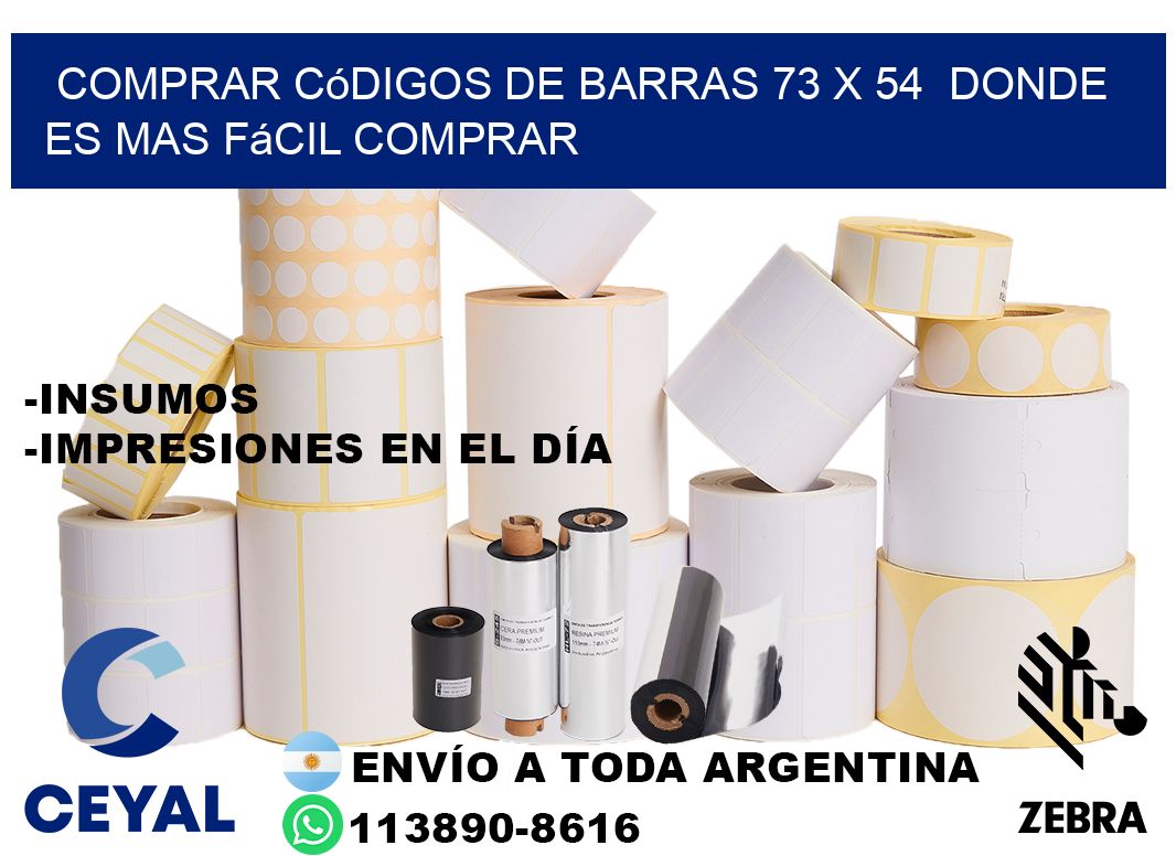 Comprar códigos de barras 73 x 54  Donde es mas fácil comprar