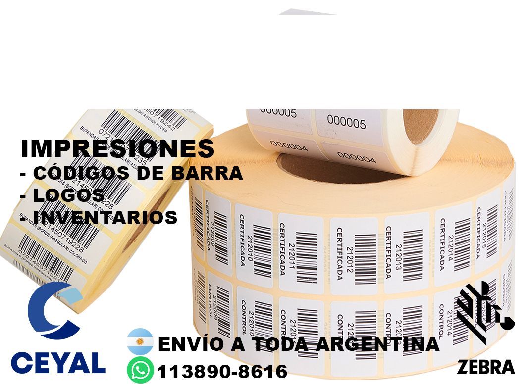 Donde Comprar etiquetas 74 x 60 en AV AVELLANEDA? Buenos Aires - Stock permanente