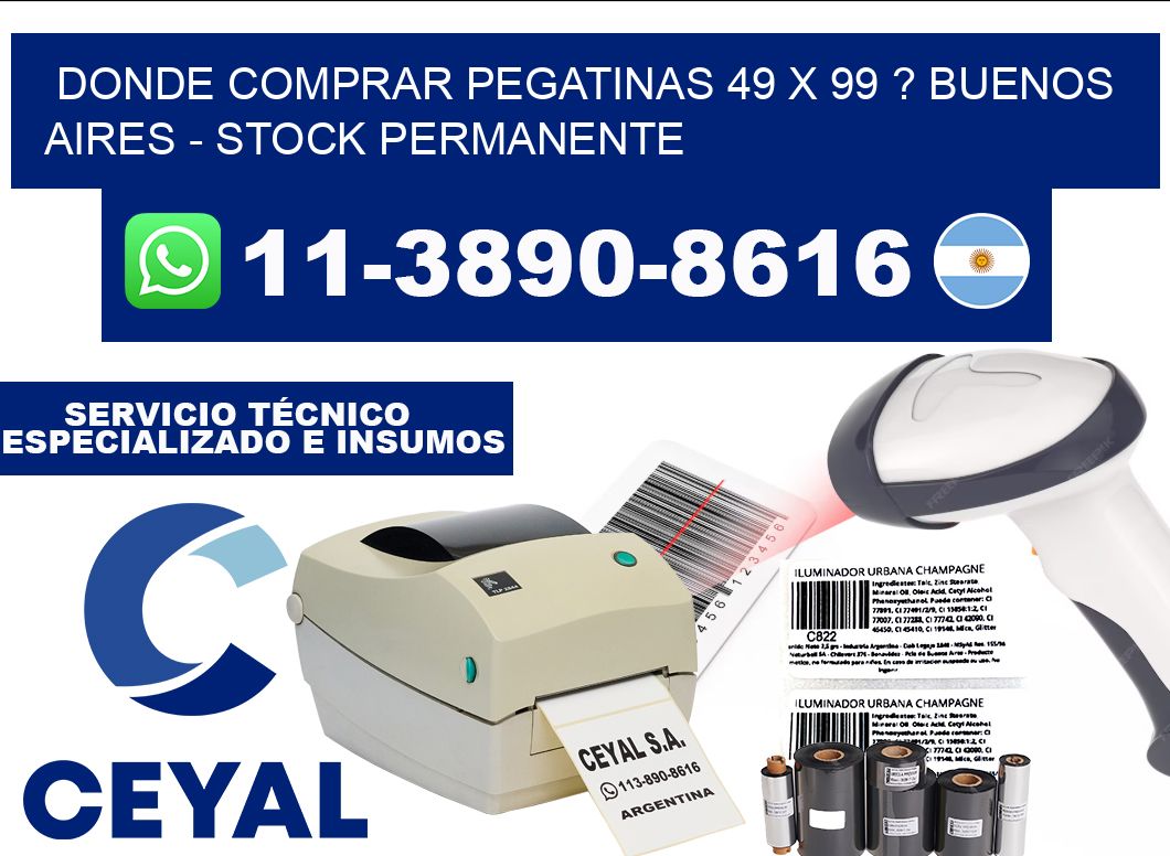 Donde Comprar pegatinas 49 x 99 ? Buenos Aires - Stock permanente