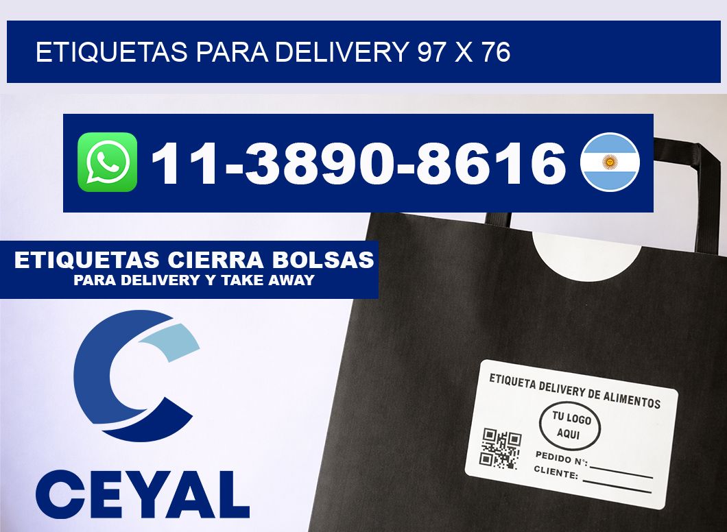ETIQUETAS PARA DELIVERY 97 x 76