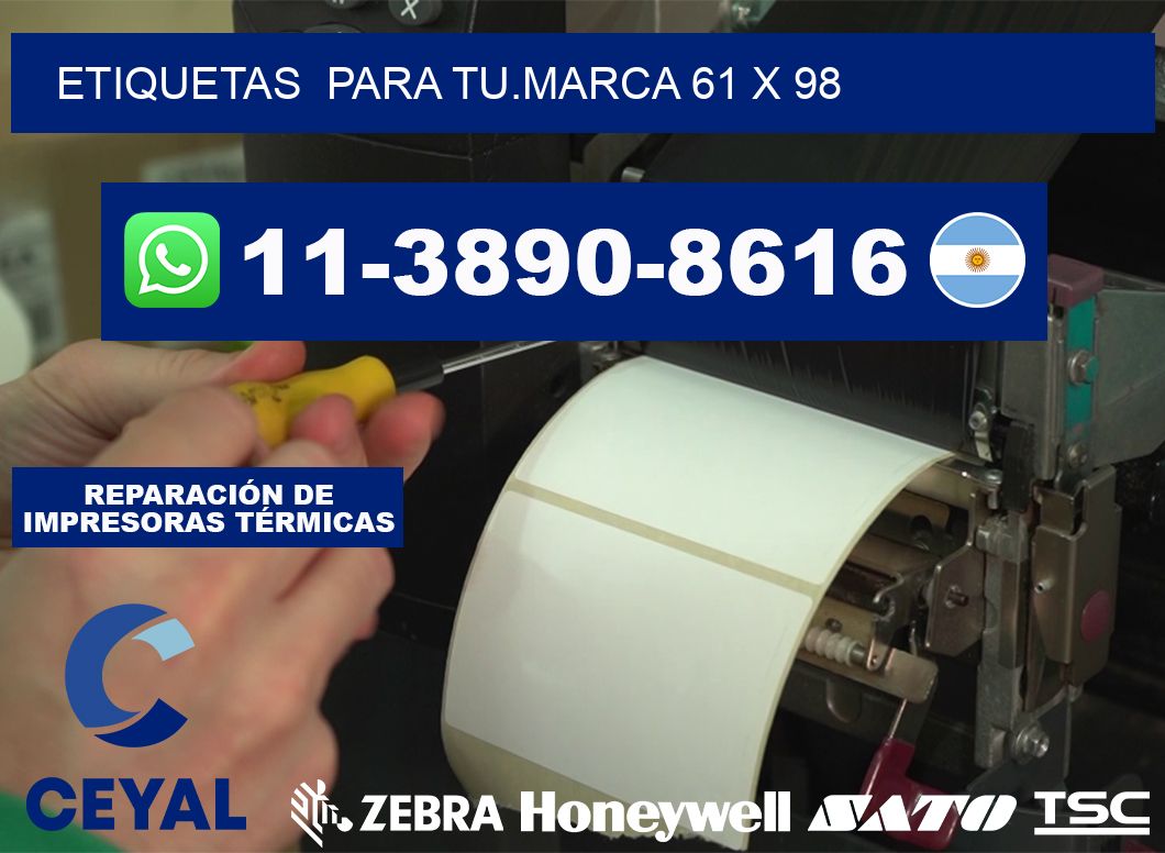 Etiquetas  para tu.marca 61 x 98