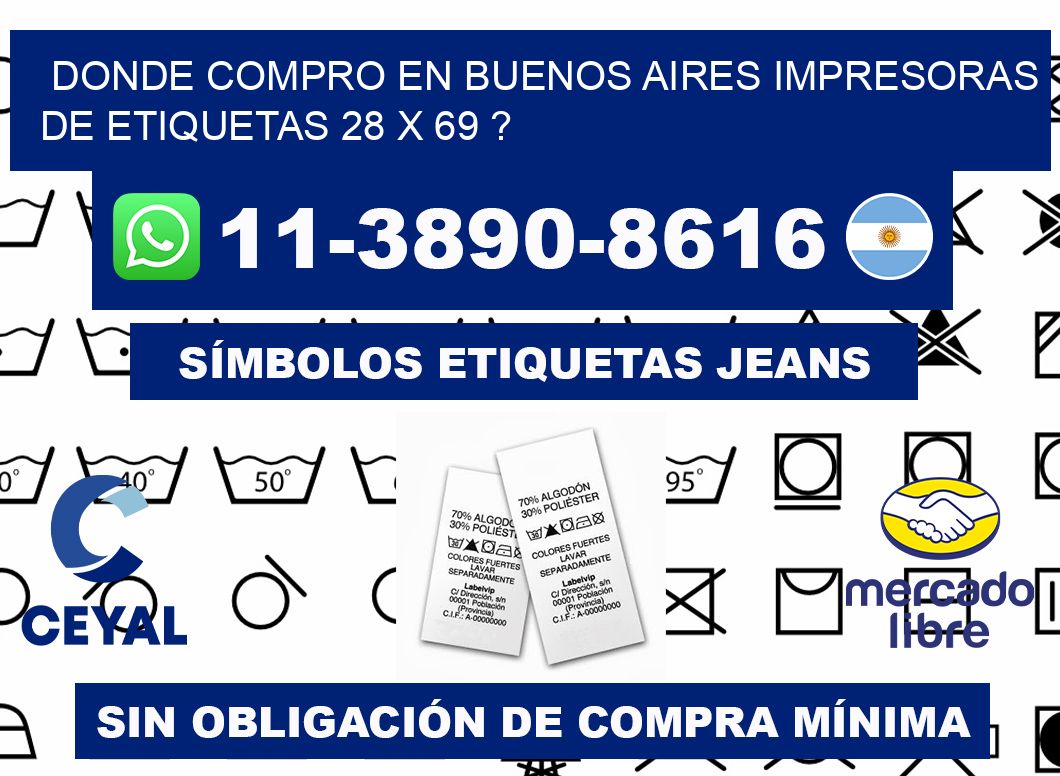donde compro en buenos aires impresoras de etiquetas 28 x 69 ?