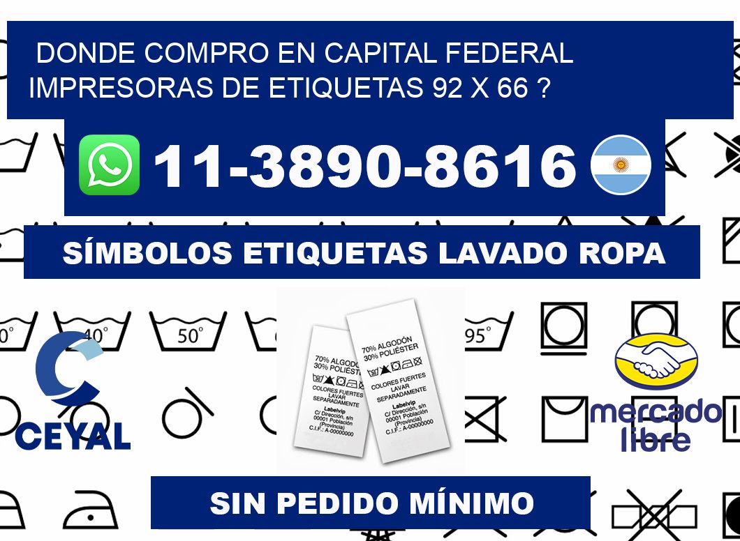 donde compro en capital federal impresoras de etiquetas 92 x 66 ?