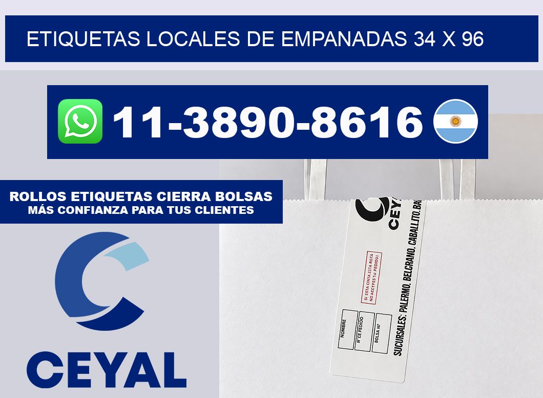 etiquetas locales de empanadas 34 x 96