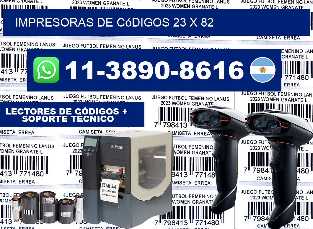 impresoras de códigos 23 x 82