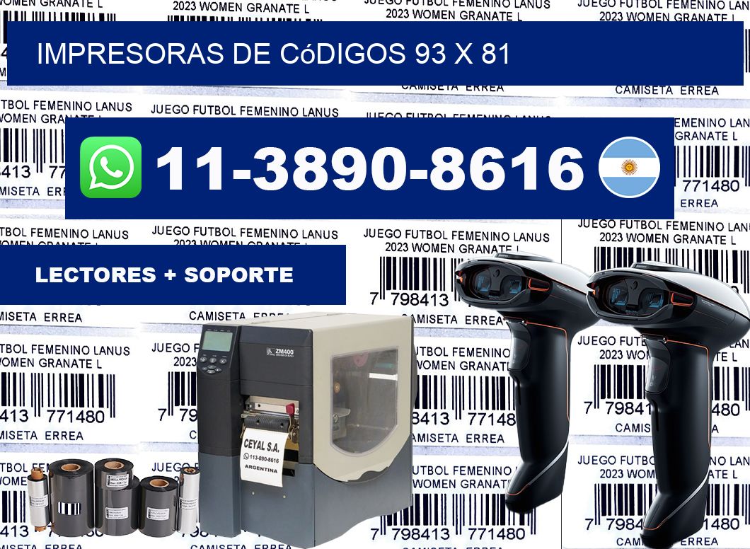 impresoras de códigos 93 x 81