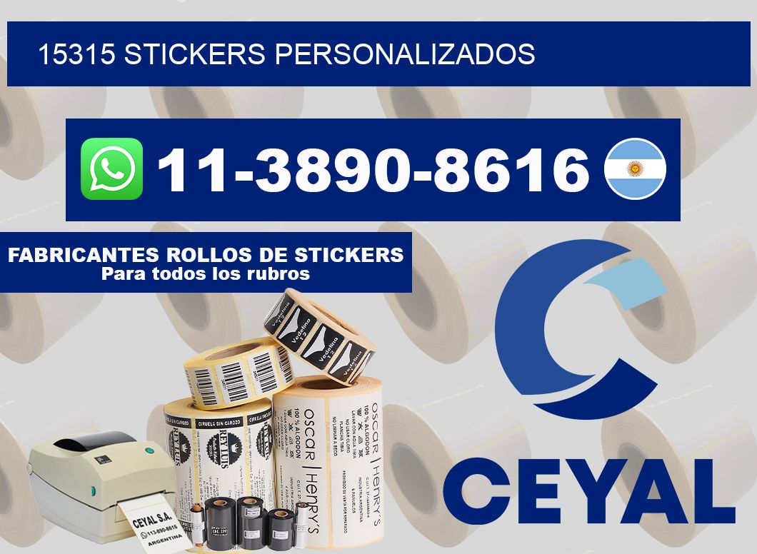 15315 stickers personalizados