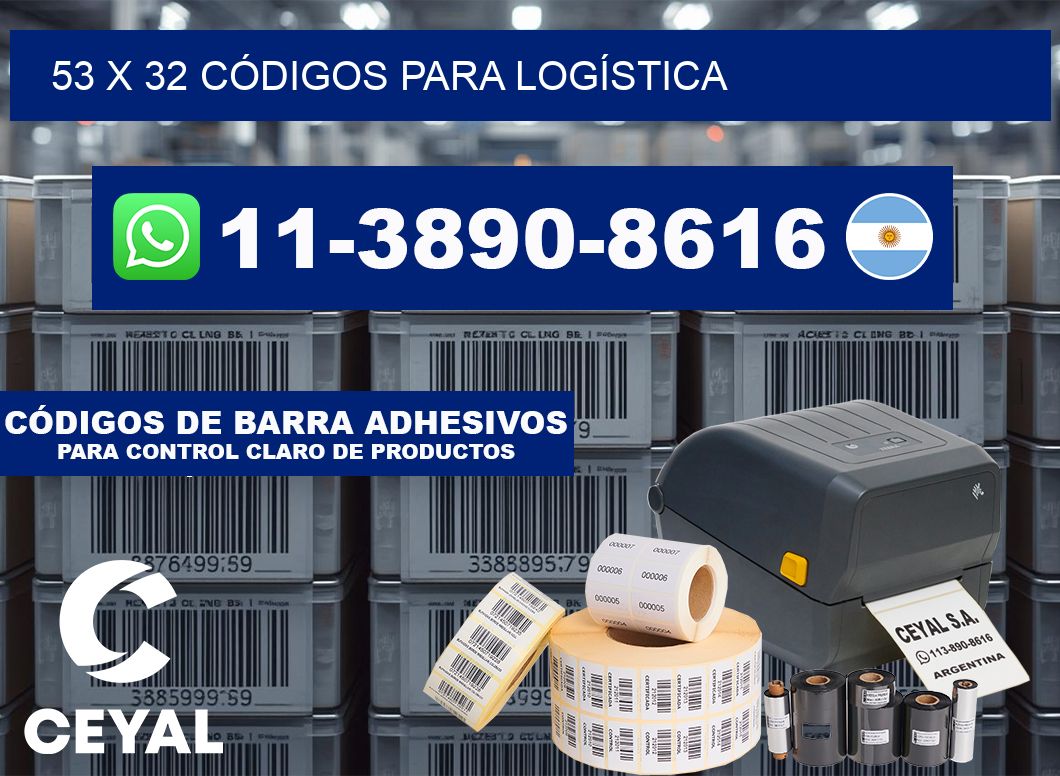 53 x 32 CÓDIGOS PARA LOGÍSTICA