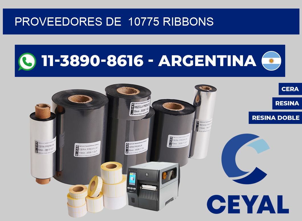 Proveedores de  10775 ribbons