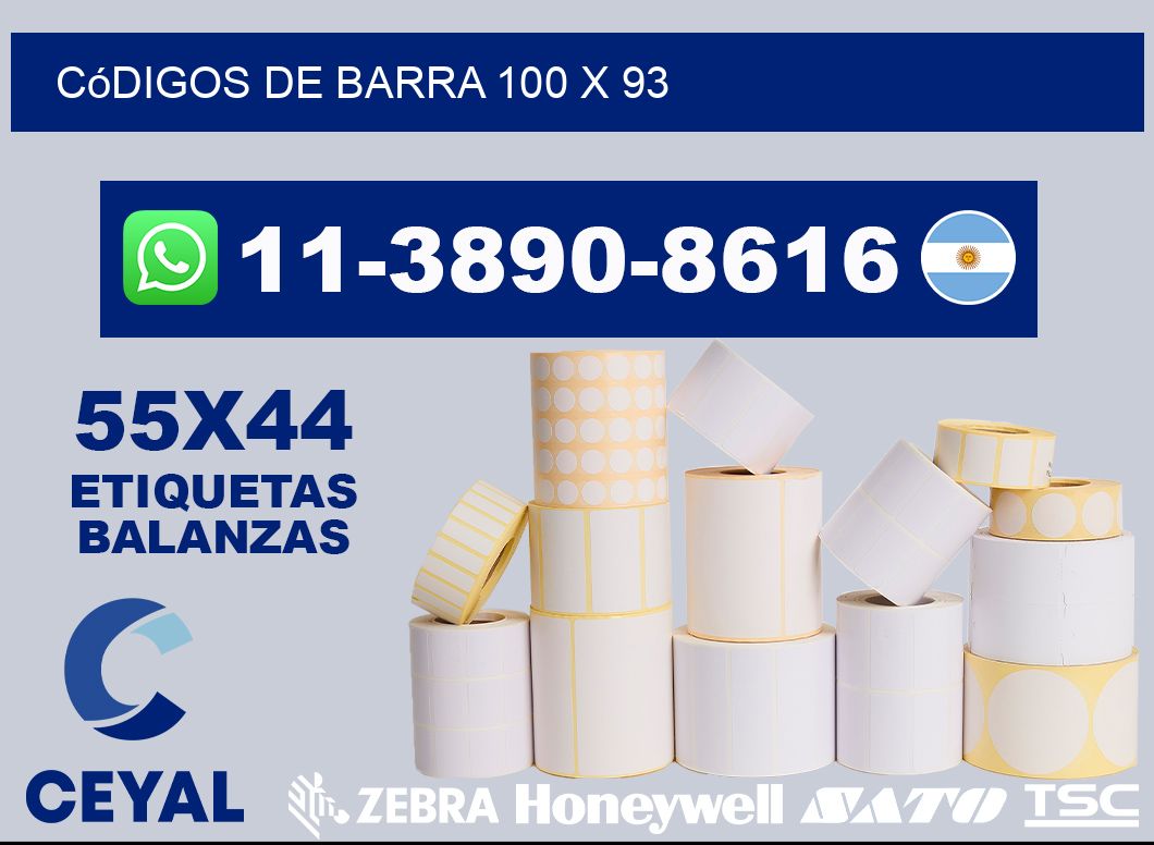 códigos de barra 100 x 93