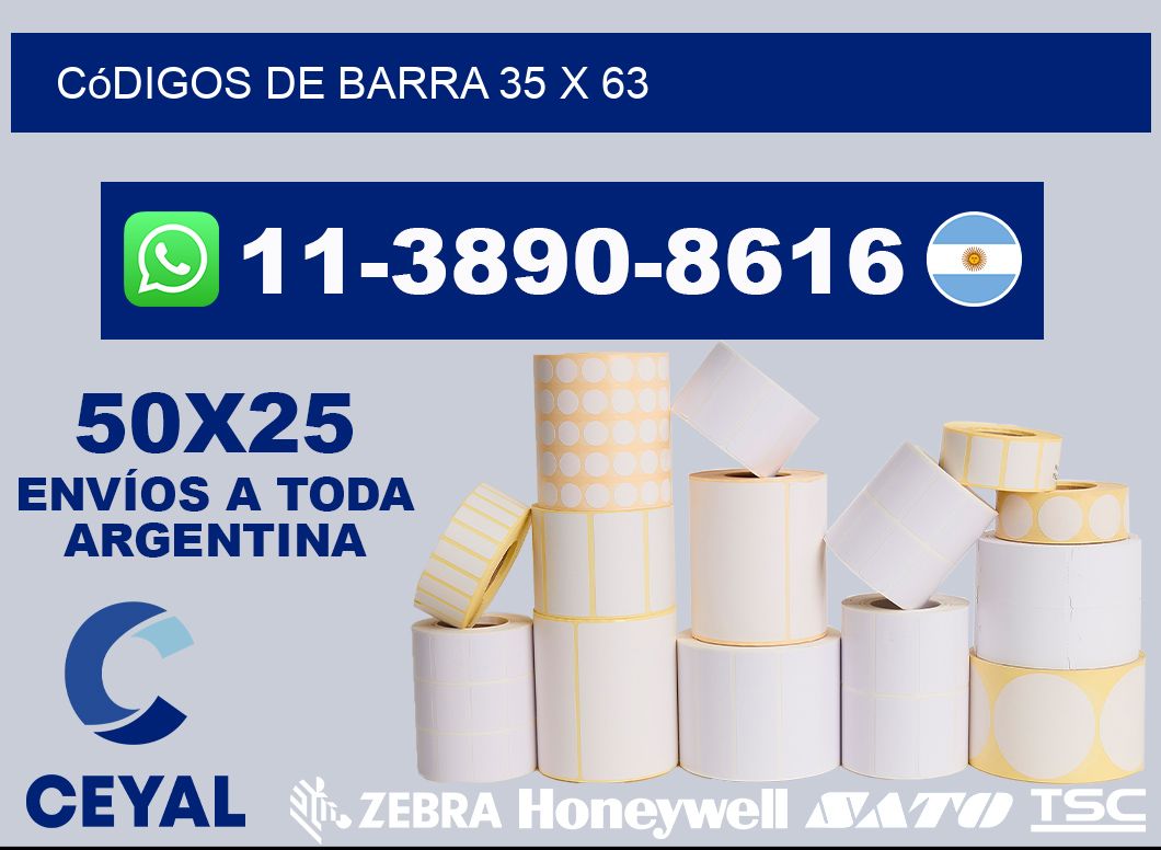 códigos de barra 35 x 63