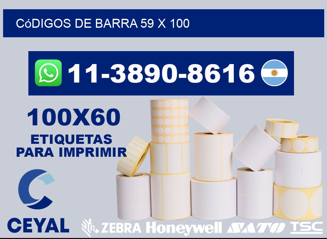 códigos de barra 59 x 100