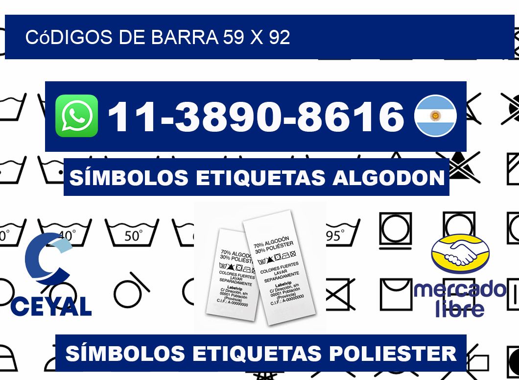 códigos de barra 59 x 92