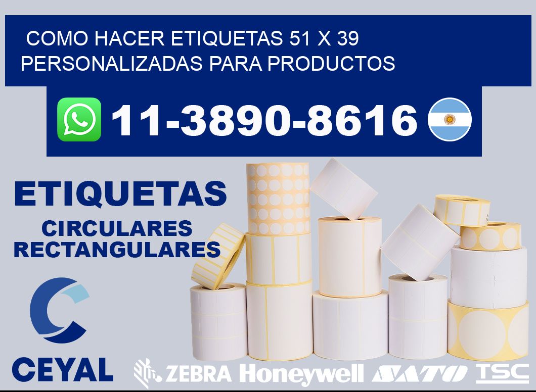 como hacer etiquetas 51 x 39 personalizadas para productos