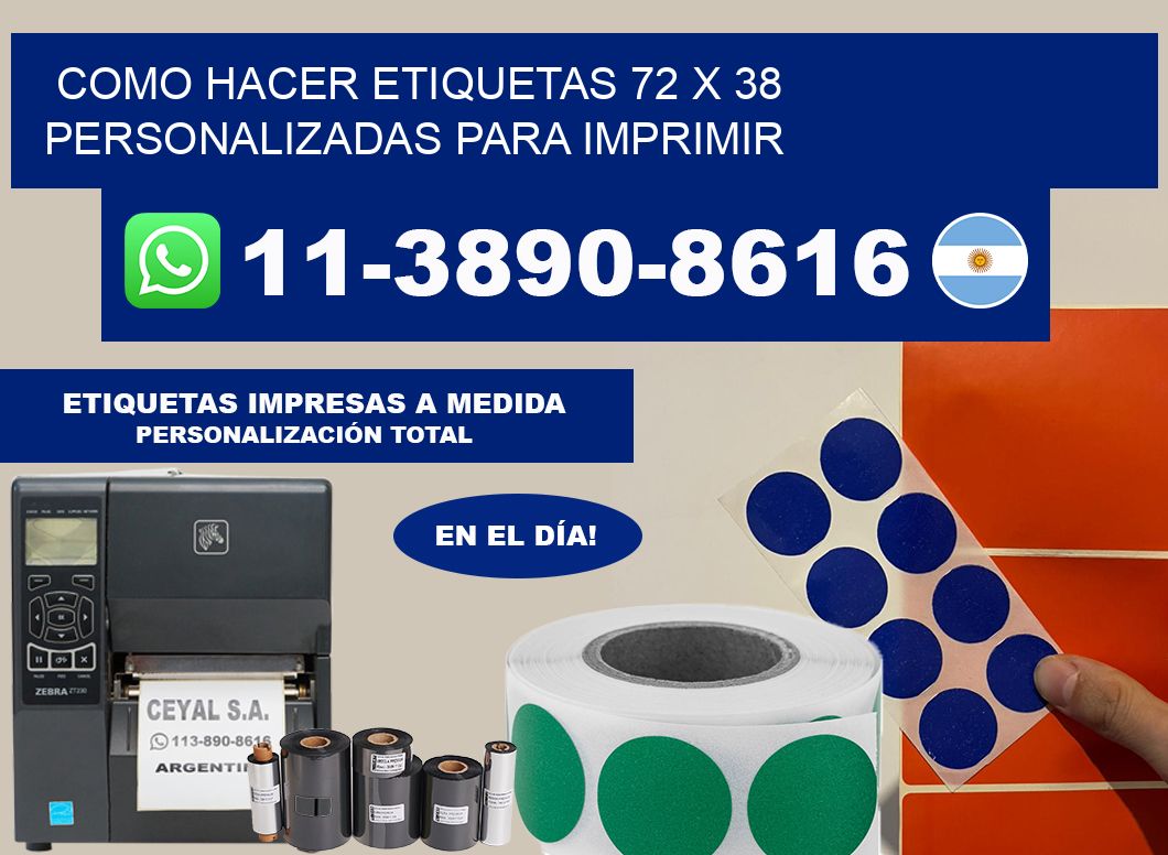 como hacer etiquetas 72 x 38 personalizadas para imprimir