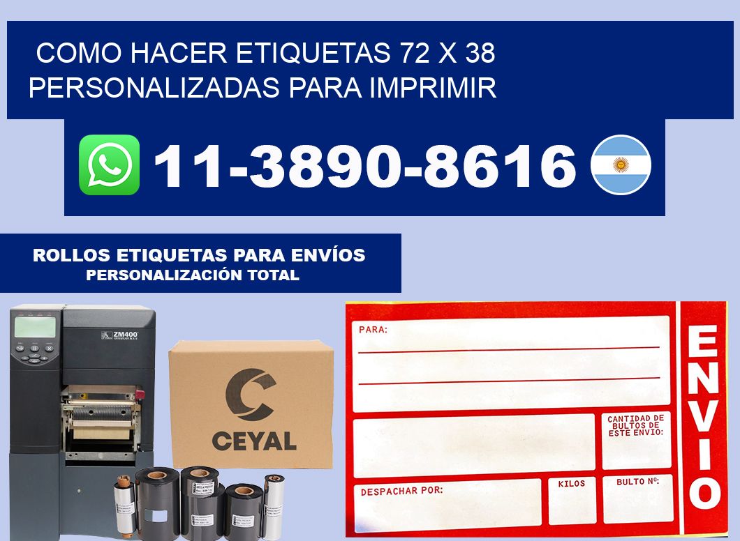 como hacer etiquetas 72 x 38 personalizadas para imprimir