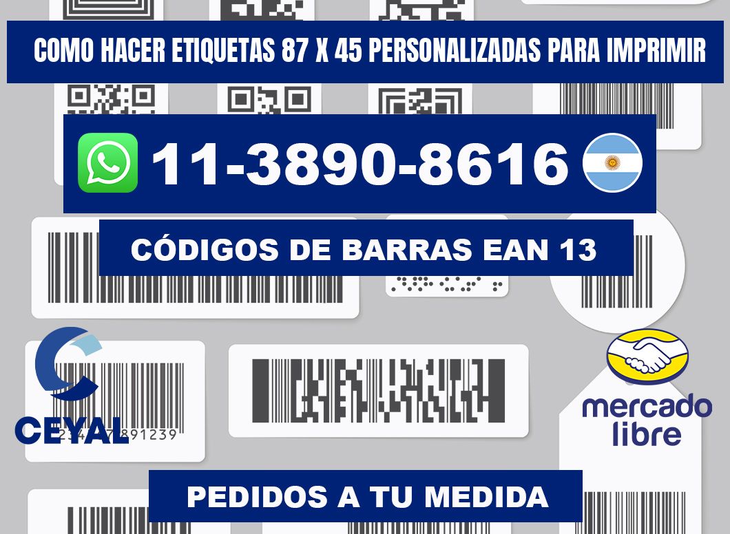 como hacer etiquetas 87 x 45 personalizadas para imprimir