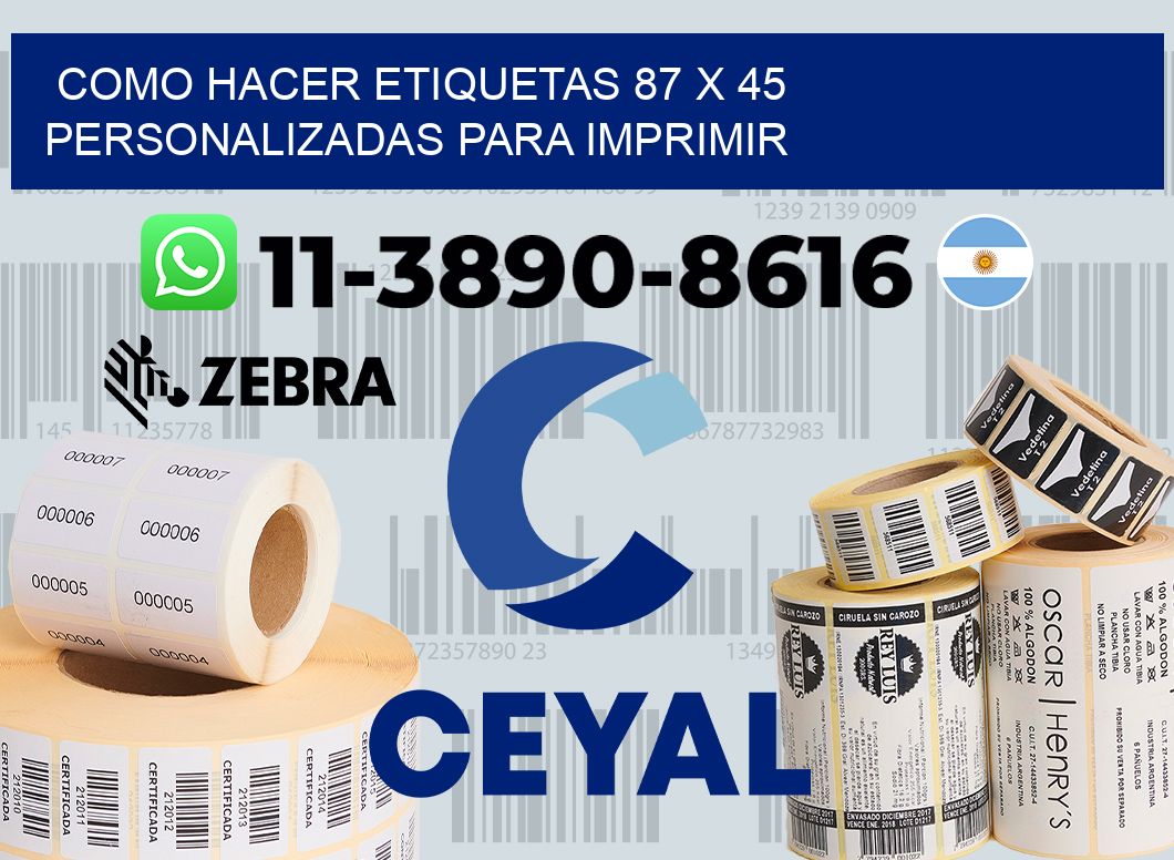 como hacer etiquetas 87 x 45 personalizadas para imprimir