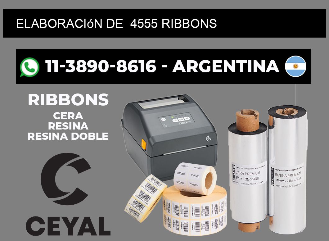 elaboración de  4555 ribbons