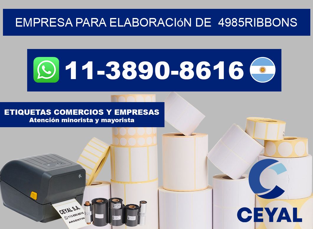 empresa para elaboración de  4985ribbons