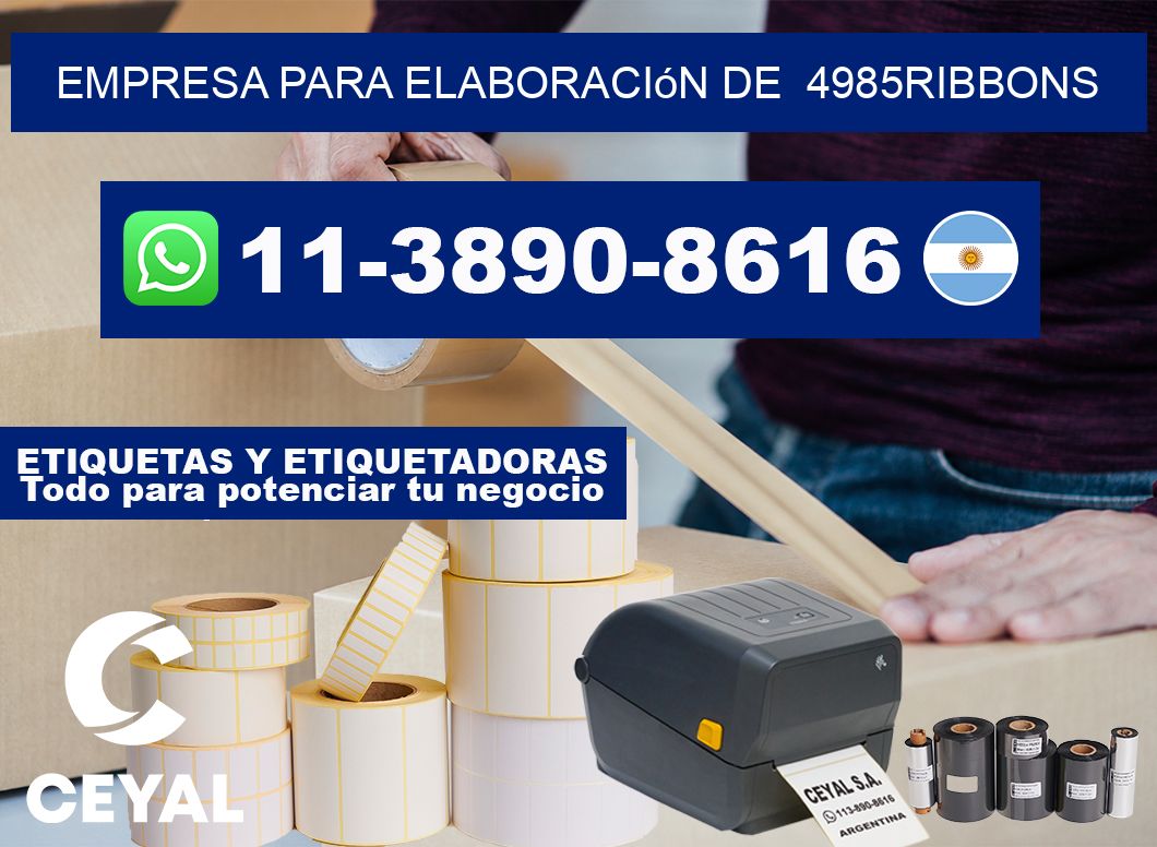 empresa para elaboración de  4985ribbons