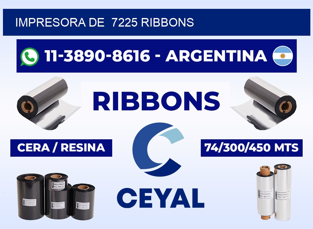 impresora de 7225 ribbons