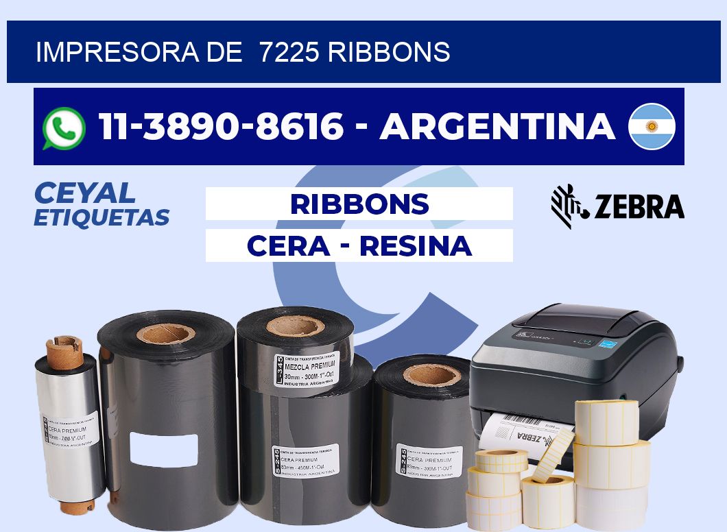 impresora de  7225 ribbons