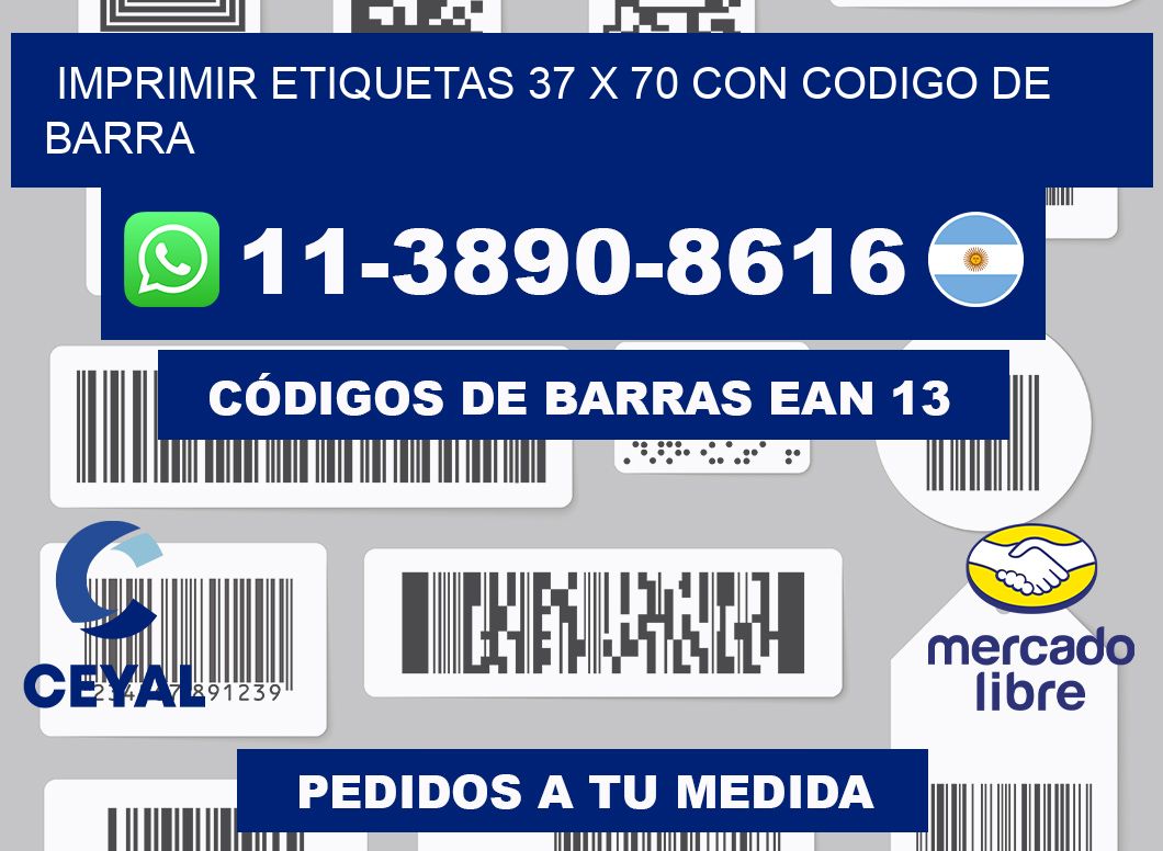 imprimir etiquetas 37 x 70 con codigo de barra