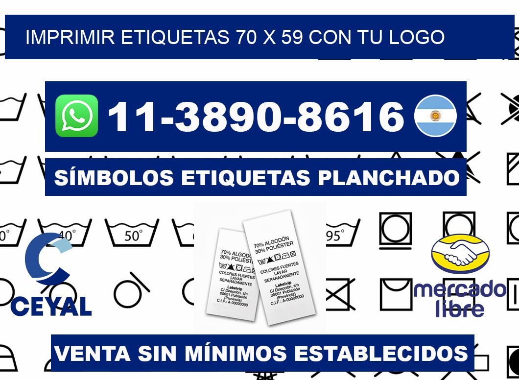 imprimir etiquetas 70 x 59 con tu logo