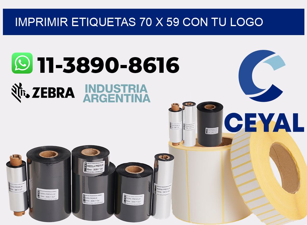 imprimir etiquetas 70 x 59 con tu logo