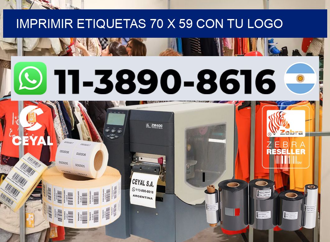 imprimir etiquetas 70 x 59 con tu logo