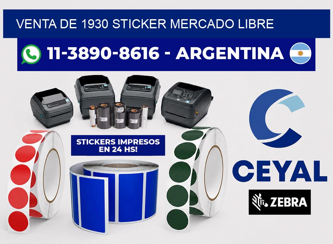 venta de 1930 sticker mercado libre