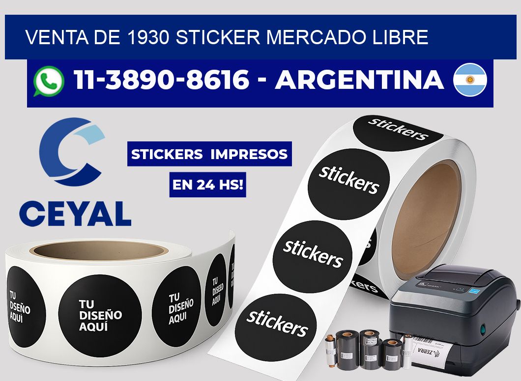 venta de 1930 sticker mercado libre