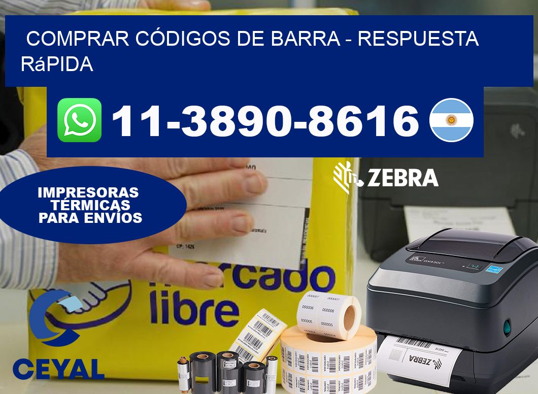 COMPRAR CÓDIGOS DE BARRA – Respuesta rápida
