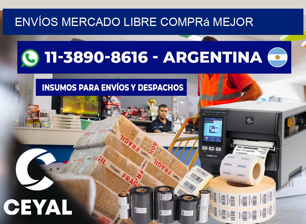 ENVÍOS MERCADO LIBRE Comprá mejor