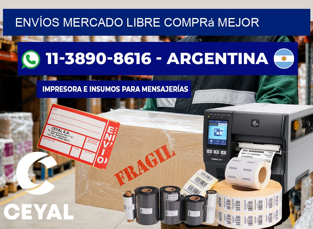 ENVÍOS MERCADO LIBRE Comprá mejor