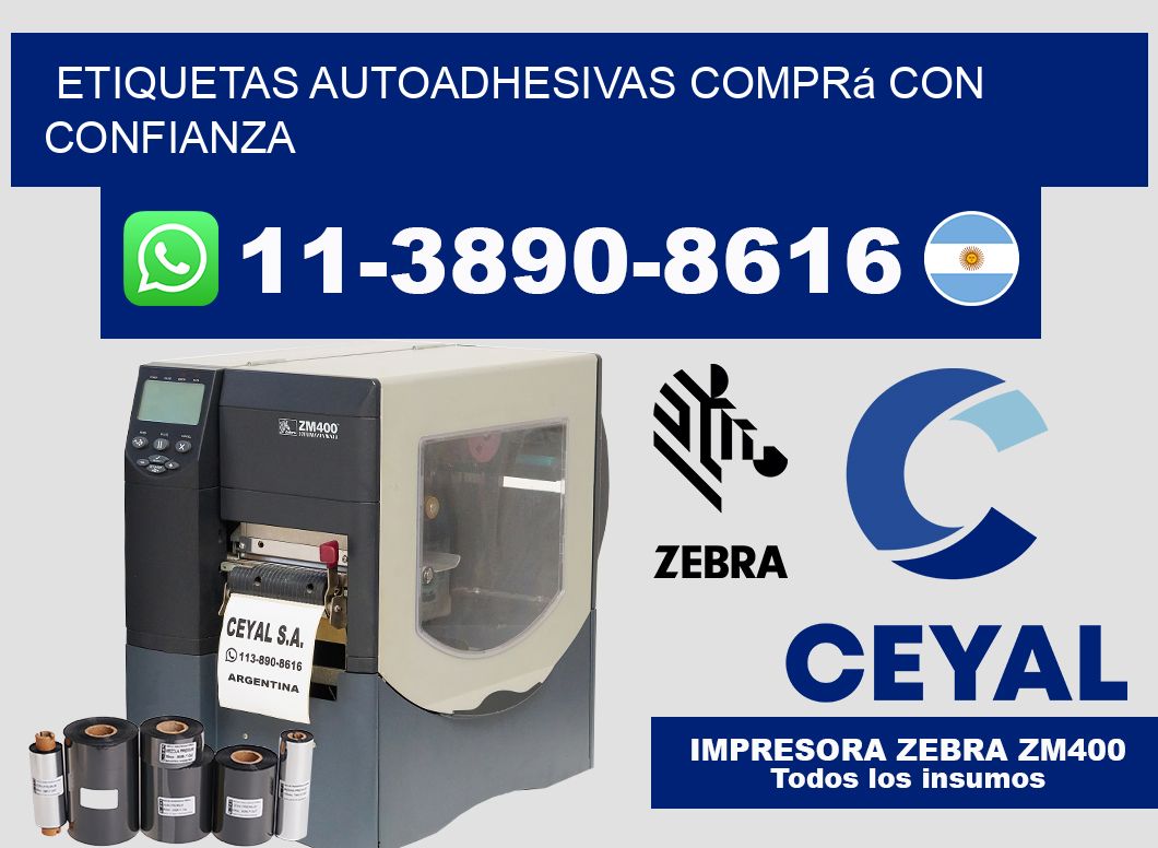 ETIQUETAS AUTOADHESIVAS Comprá con confianza