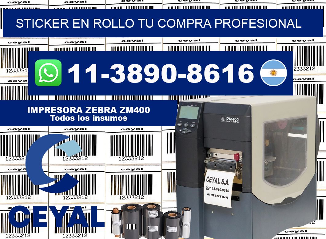 STICKER EN ROLLO Tu compra profesional