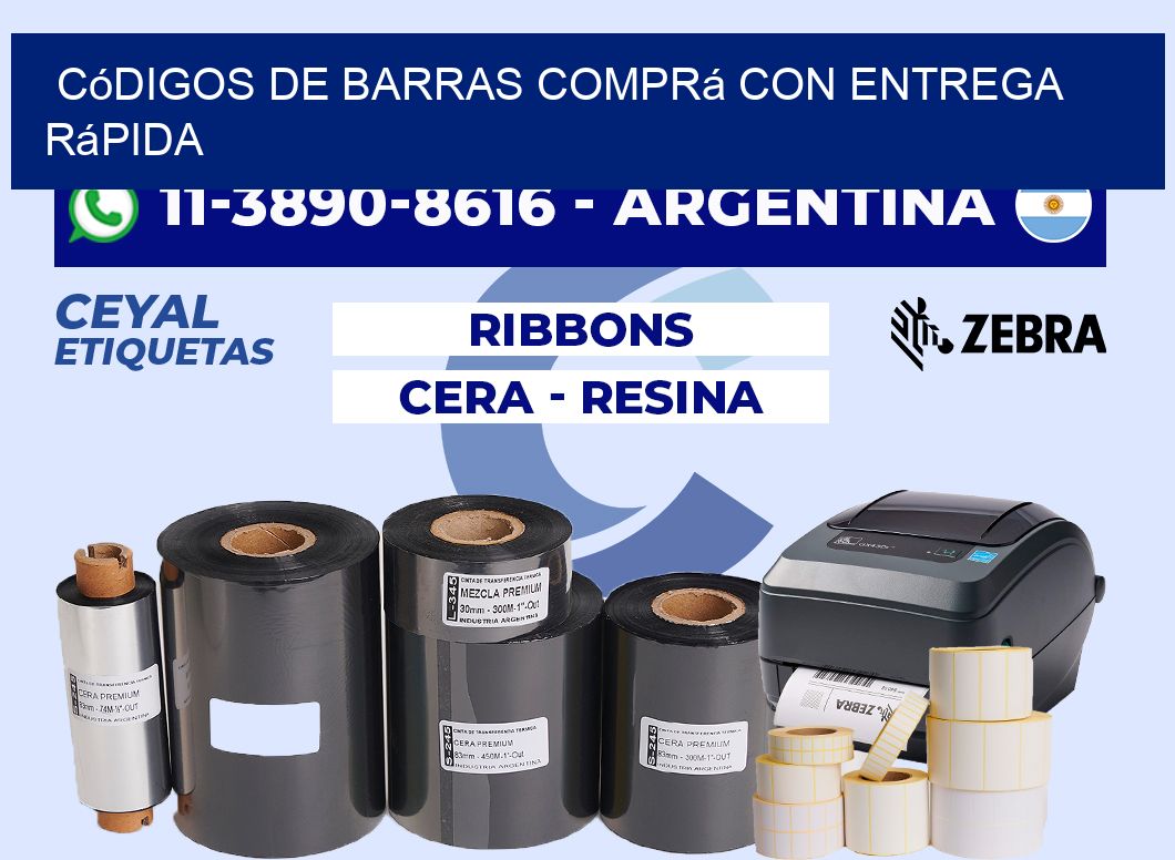 códigos de barras Comprá con entrega rápida