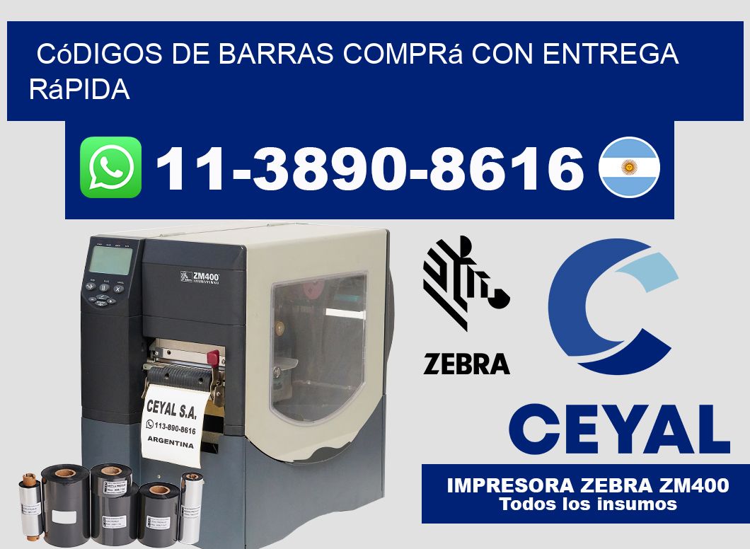 códigos de barras Comprá con entrega rápida