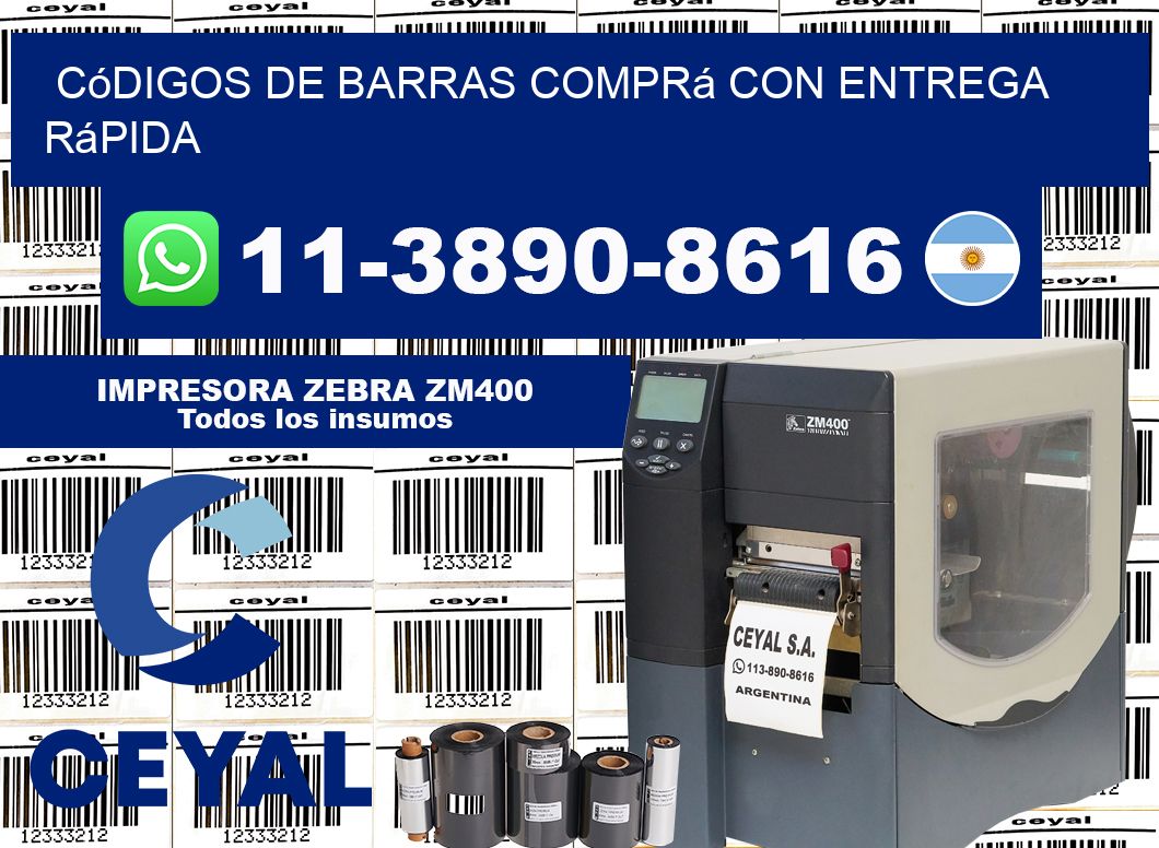 códigos de barras Comprá con entrega rápida