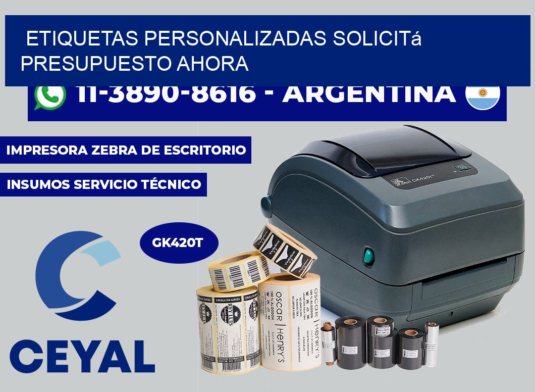 etiquetas personalizadas Solicitá presupuesto ahora