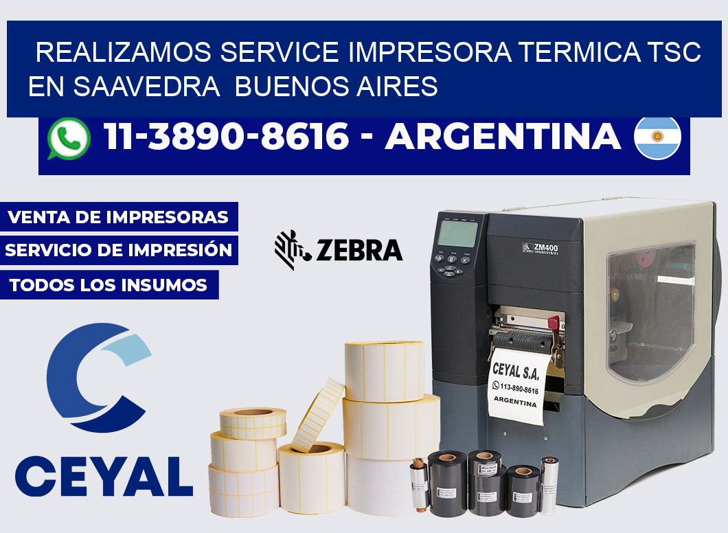 realizamos service impresora termica TSC en Saavedra Buenos Aires
