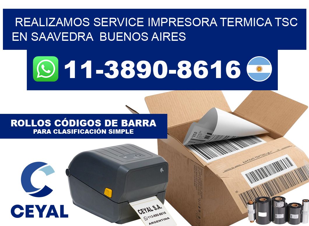 realizamos service impresora termica TSC en Saavedra Buenos Aires