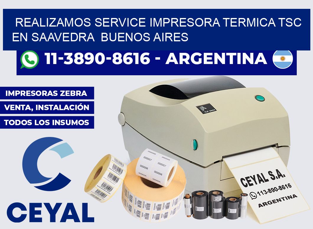 realizamos service impresora termica TSC en Saavedra  Buenos Aires