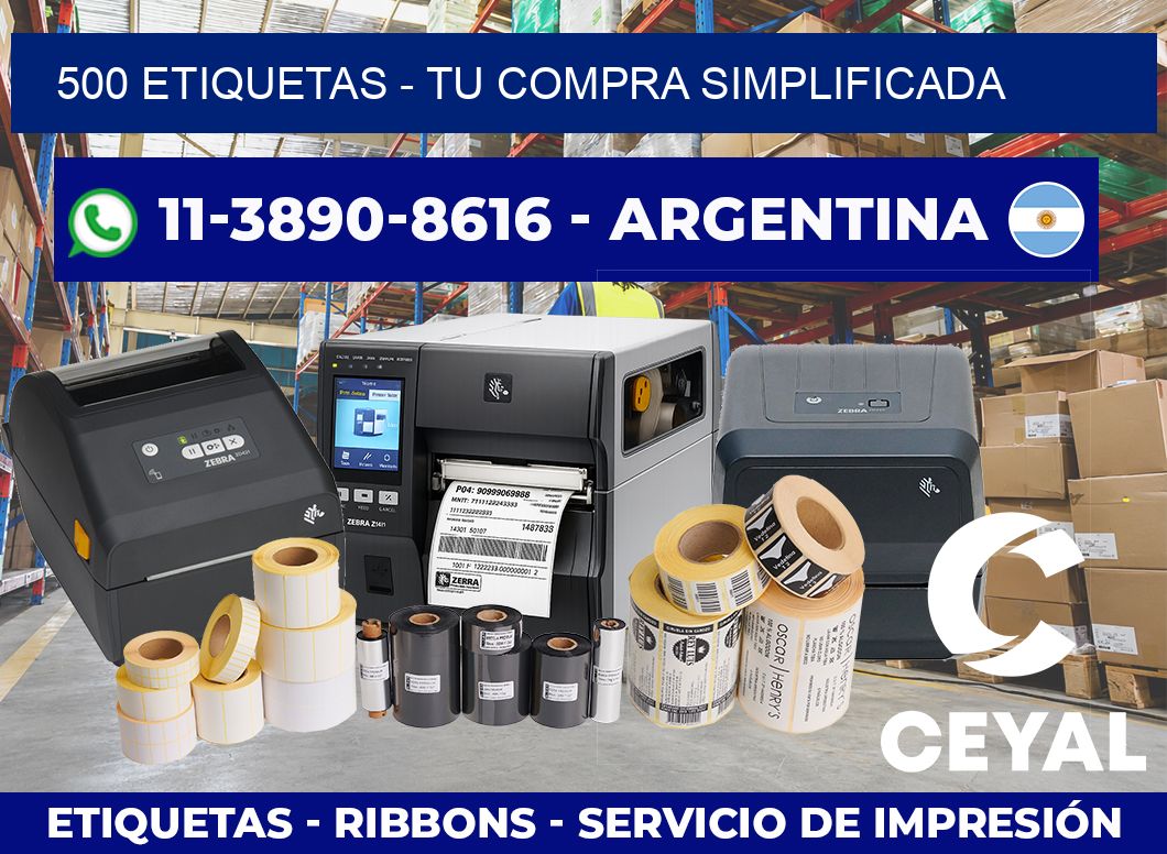 500 ETIQUETAS – Tu compra simplificada