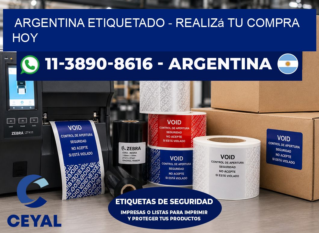 ARGENTINA ETIQUETADO - Realizá tu compra hoy