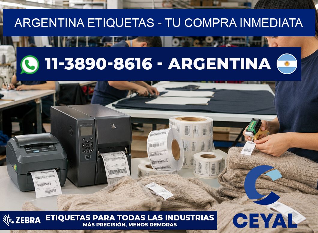 ARGENTINA ETIQUETAS - Tu compra inmediata