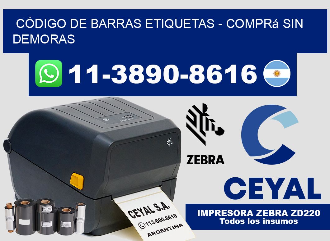 CÓDIGO DE BARRAS ETIQUETAS – Comprá sin demoras